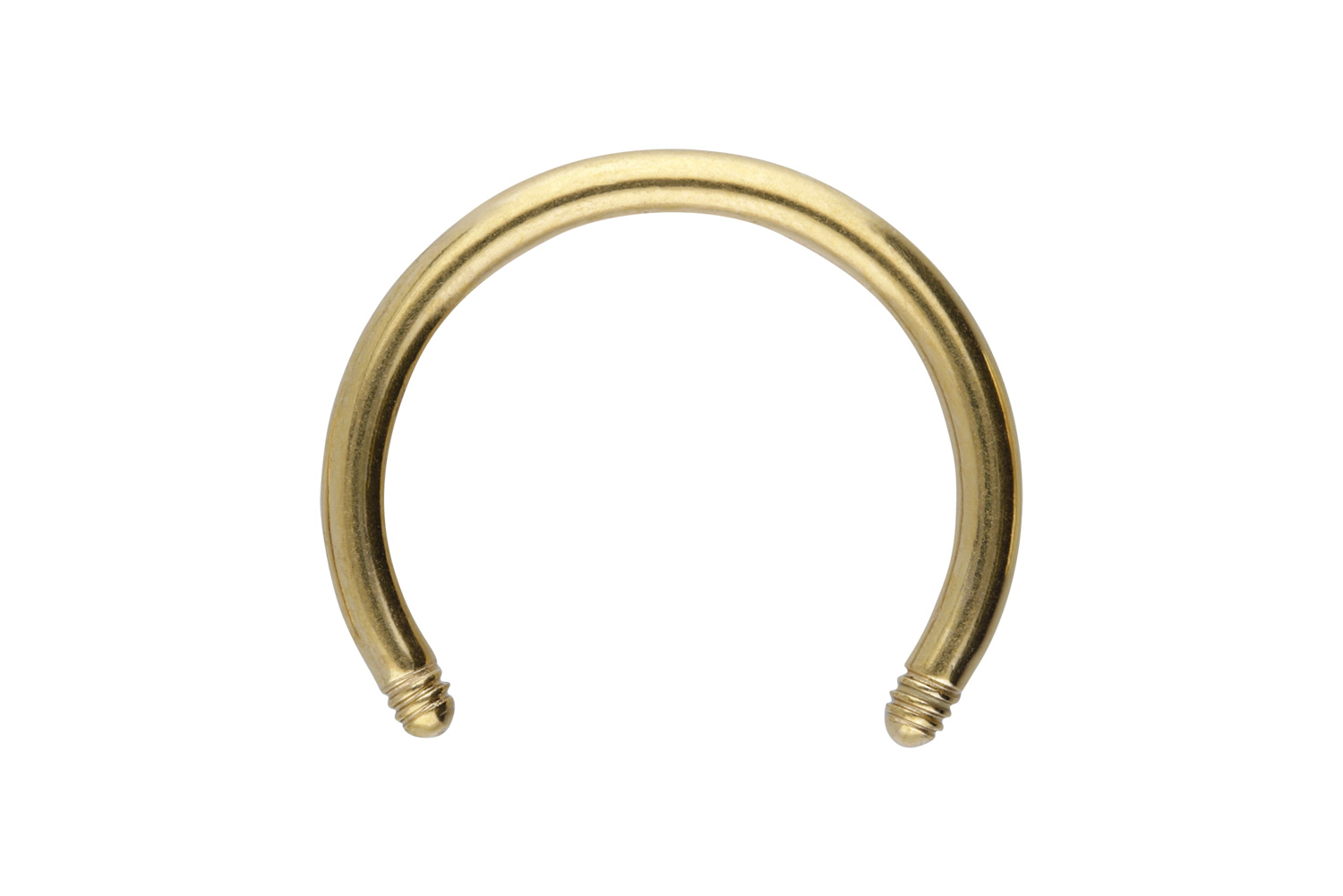 Titan Hufeisenring Piercing ohne Kugel